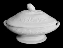 Trumpet Vine | Liddle, Elliot & Son | Vegetable Tureen Base and Lid | Item | 003