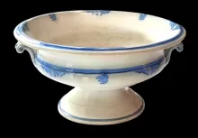 Tulip Shape | Elsmore & Forster | Compote on Tall Pedestal | DecItem | 001