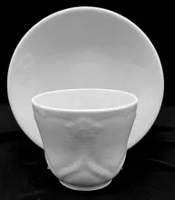 Tuscan Shape_John Edwards_Handleless Cup and Saucer_Item_001