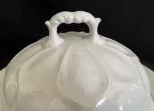 Tuscan Shape | John Edwards | Pancake Server Lid and Underplate | Finial | 002