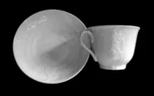 Twin Leaves | James Edwards | Handled Cup and Saucer | Item | 001