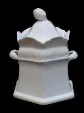 Twin Leaves | James Edwards | Sugar Bowl with Lid | Item | 001
