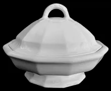 Twin Leaves_James Edwards_Vegetable Tureen Base and Lid_Item_006