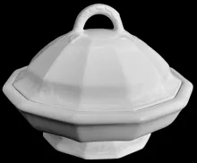 Twin Leaves_James Edwards_Vegetable Tureen Base and Lid_Item_007