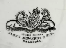 Twisted Ribbon | James Edwards & Son | Platter | Mark | 004