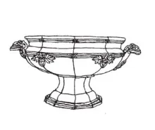 Union Shape (Fig) | Davenport (& Co.) | Compote on Tall Pedestal | ItemDrw | 001