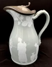 Unknown Tableware | T. & R. Boote (& Co.) | Beverage Server with Metal Lid | DecItem | 004