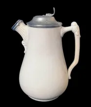 Unknown Tableware | Bailey & Cooke | Beverage Server with Metal Lid | Item | 002