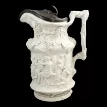 Unknown Tableware | Charles Meigh & Son | Beverage Server with Metal Lid | Item | 003