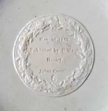 Unknown Tableware | Charles Meigh & Son | High Relief Pitcher | Mark | 009