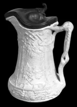 Unknown Tableware | Charles Meigh & Son | Syrup Pitcher with Metal Lid | Item | 003