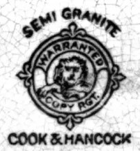 Unknown Tableware | Cook & Hancock | Sauce or Soup Tureen Underplate | Mark | 002