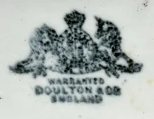 Unknown Tableware | Doulton & Co. | Sugar Bowl with Lid | Mark | 004