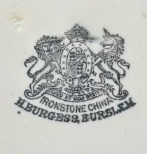 Unknown Tableware | Henry Burgess | Vegetable Tureen Base and Lid | Mark | 003