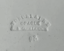 Unknown Tableware | J. & G. Alcock | Reticulated Basket Underplate | Mark | 005