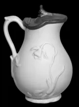 Unknown Tableware | J. Dimmock & Co. | Syrup Pitcher with Metal Lid | Item | 001