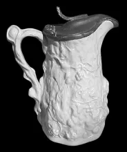 Unknown Tableware | J. W. Pankhurst (& Co.) | Syrup Pitcher with Metal Lid | Item | 004