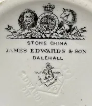 Unknown Tableware | James Edwards & Son | High Relief Pitcher | Mark | 008