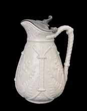 Unknown Tableware | James Edwards & Son | Syrup Pitcher with Metal Lid | Item | 001