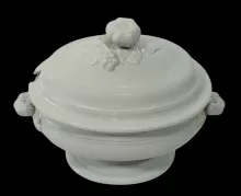 Unknown Tableware | John May | Sauce or Soup Tureen Base and Lid | Item | 001