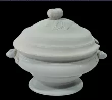 Unknown Tableware | John May | Sauce or Soup Tureen Base and Lid | Item | 003