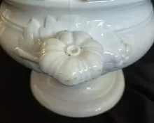 Unknown Tableware | John May | Sauce or Soup Tureen Base and Lid | Handle | 003