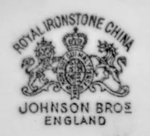 Unknown Tableware | Johnson Bros. (Late Pankhurst & Co.) | Table Pitcher | Mark | 004