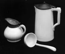 Unknown Tableware | Knowles, Taylor, & Knowles Co. | Beverage Server with Metal Lid | Collection | 001
