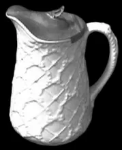 Unknown Tableware | Livesley, Powell, & Co. | Syrup Pitcher with Metal Lid | Item | 001
