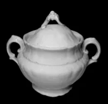 Unknown Tableware | Mellor & Co. | Sugar Bowl with Lid | Item | 001
