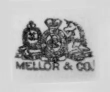Unknown Tableware | Mellor & Co. | Sugar Bowl with Lid | Mark | 003