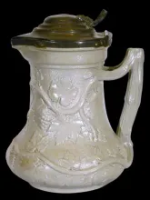 Unknown Tableware | Minton & Co. | Syrup Pitcher with Metal Lid | Item | 001