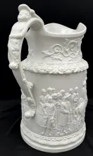 Unknown Tableware | Ridgway & Abington | High Relief Pitcher | Handle | 002