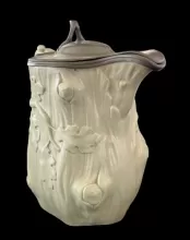 Unknown Tableware | Ridgway & Abington | Syrup Pitcher with Metal Lid | Embossing | 002