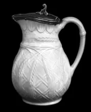 Unknown Tableware | Ridgway & Abington | Syrup Pitcher with Metal Lid | Item | 045