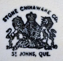 Unknown Tableware | St. Johns Stone Chinaware Co. | Table Pitcher | Mark | 002