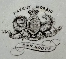 Unknown Tableware | T. & R. Boote (& Co.) | Beverage Server with Metal Lid | Mark | 003
