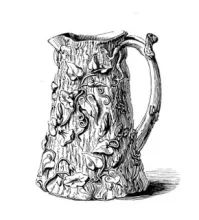 Unknown Tableware | T. J. & J. Mayer | High Relief Pitcher | ItemDrw | 001