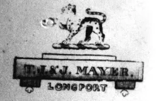 Unknown Tableware | T. J. & J. Mayer | High Relief Pitcher | Mark | 002