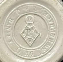 Unknown Tableware | Thomas Booth | High Relief Pitcher | Mark | 002