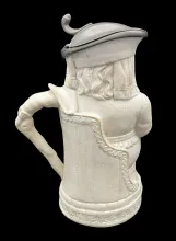 Unknown Tableware | Thomas Furnival & Richard Clark | Syrup Pitcher with Metal Lid | Item | 003