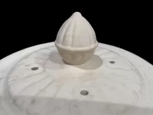 Unknown Tableware | Unspecified | Cheese Dish Dome and Underplate | Finial | 023