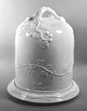 Unknown Tableware | Unspecified | Cheese Dish Dome and Underplate | Item | 001