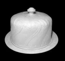 Unknown Tableware | Unspecified | Cheese Dish Dome and Underplate | Item | 016