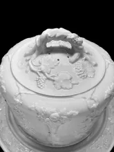 Unknown Tableware | Unspecified | Cheese Dish Dome and Underplate | Finial | 009