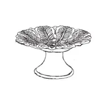 Unknown Tableware | Unspecified | Compote on Tall Pedestal | ItemDrw | 001