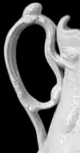 Unknown Tableware | Unspecified | High Relief Pitcher | Handle | 071