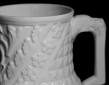 Unknown Tableware | Unspecified | High Relief Pitcher | Handle | 076