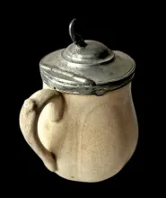 Unknown Tableware | Unspecified | Mustard Pot Base and Lid | Handle | 007