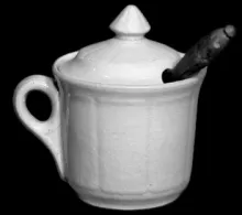 Unknown Tableware | Unspecified | Mustard Pot Base and Lid | Item | 011
